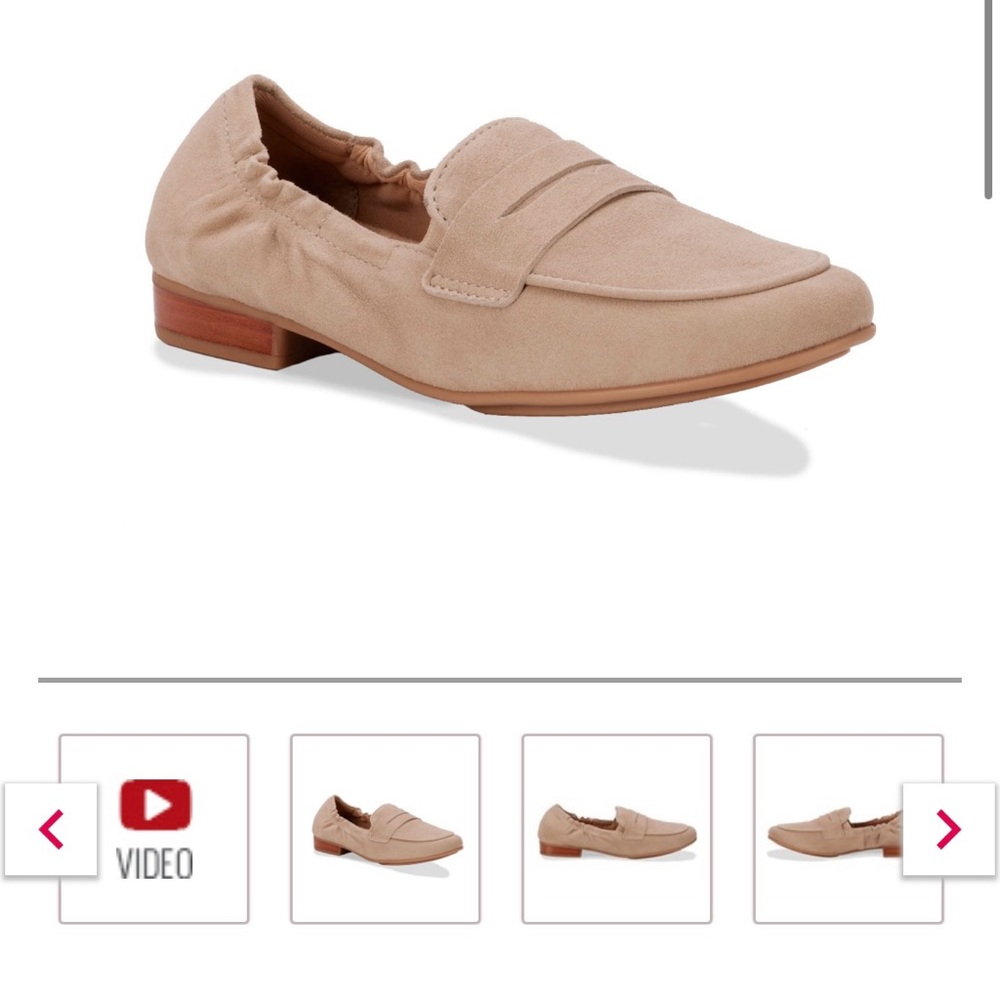 Ros Hommerson Trish Penny Loafers Tan Size 10.5 Wide
